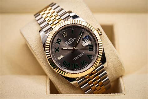 rolex wimbledon fluted